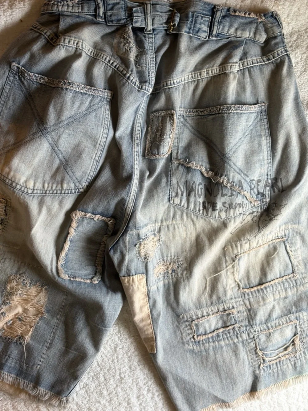 Magnolia Pearl 037 Cotton Miner Denim shorts - Picture 6 of 6